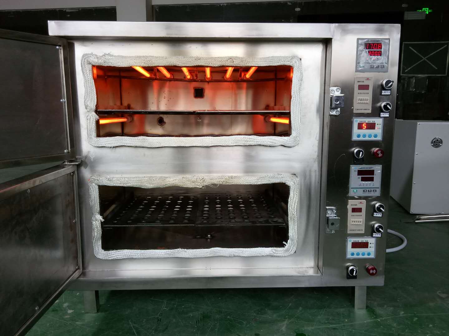 雙層雙門烤魚箱 雙層雙門烤魚箱